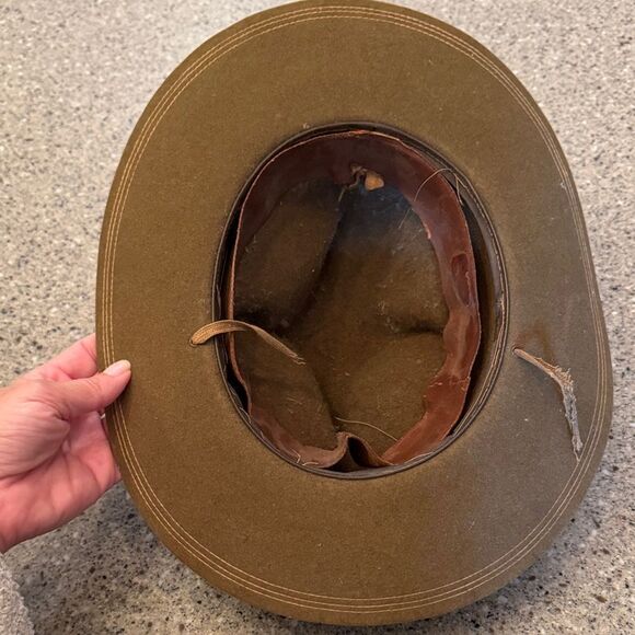 SIGMUND EISNER CO. Vintage 1920s-1940s Boy Scouts Of America Campaign Hat - Picture 2 of 12